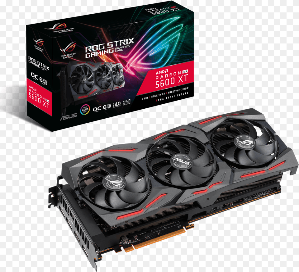 Rx 5600 Xt Strix, Computer Hardware, Electronics, Hardware, Scoreboard Free Transparent Png