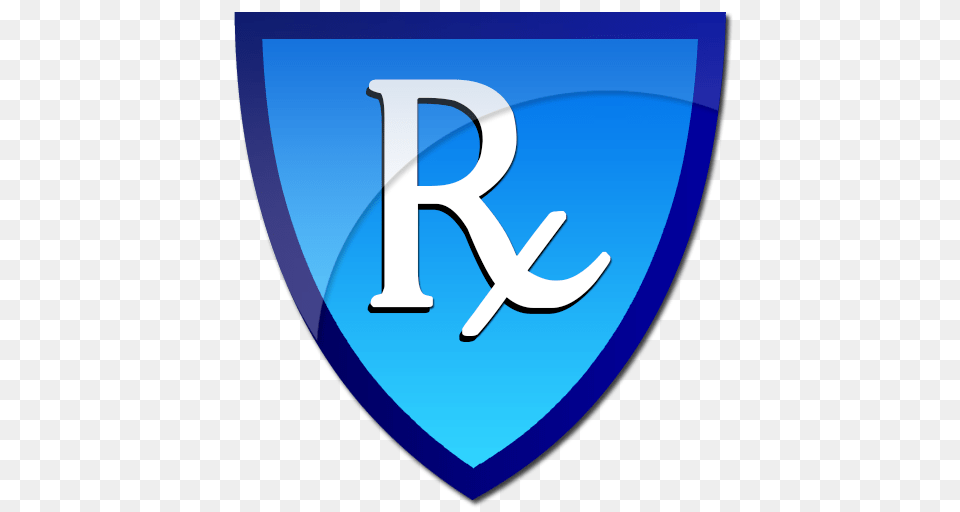 Rx Blue Shield Clipart Image, Logo, Person, Symbol Free Transparent Png