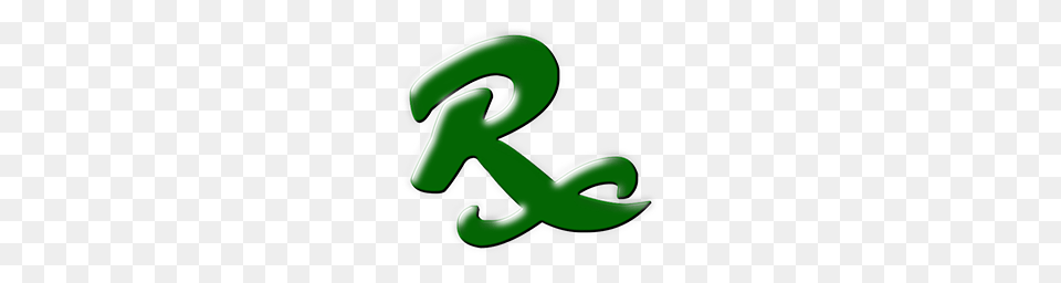 Rx Green Pharmacy Symbol Clipart Text, Device, Grass, Lawn Png Image