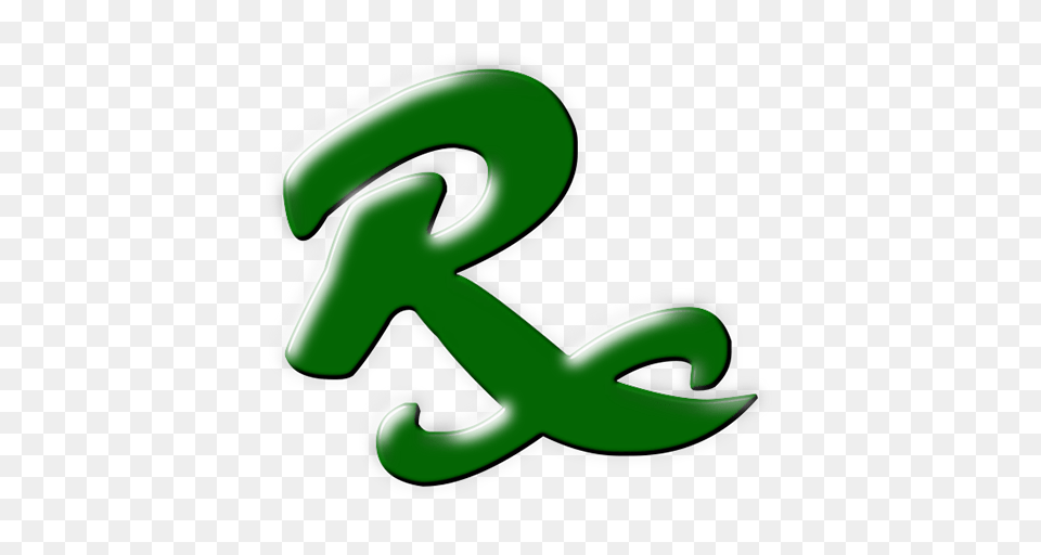 Rx Green Pharmacy Symbol Clipart Image, Text, Device, Grass, Lawn Free Png