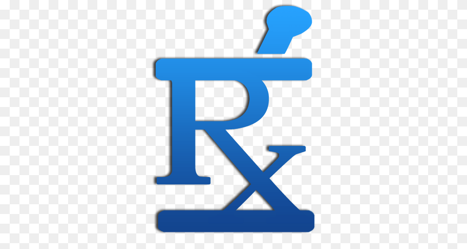 Rx Mortar Pestle Blue Clipart Text, Symbol, Number Png Image