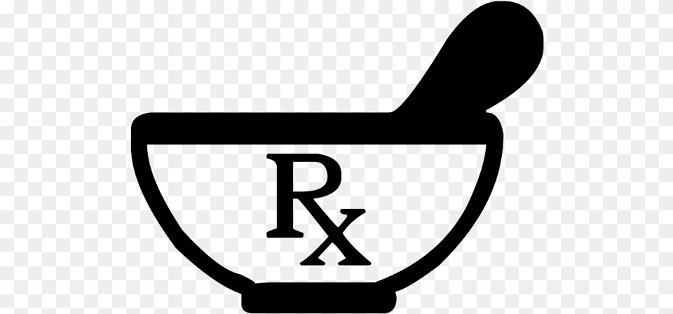 Rx Symbol Mortar Pestle Clipart Pharmacy Symbol Mortar And Pestle, Gray Png Image