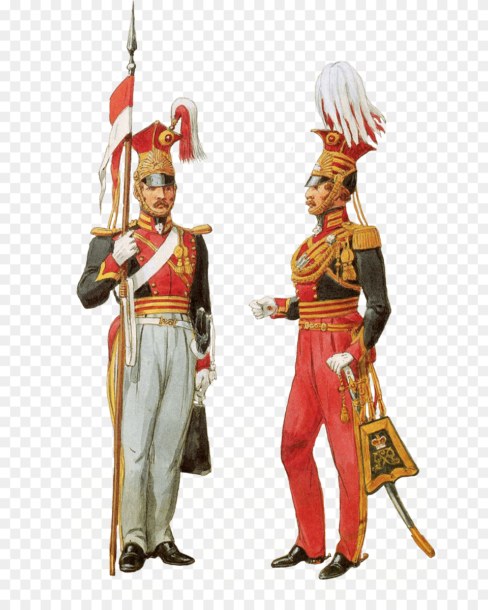 Ryadovoj I Oficer 9 Ulanskogo Polka 1820 God British Queen39s Royal Lancers, Adult, Wedding, Person, Woman Free Transparent Png