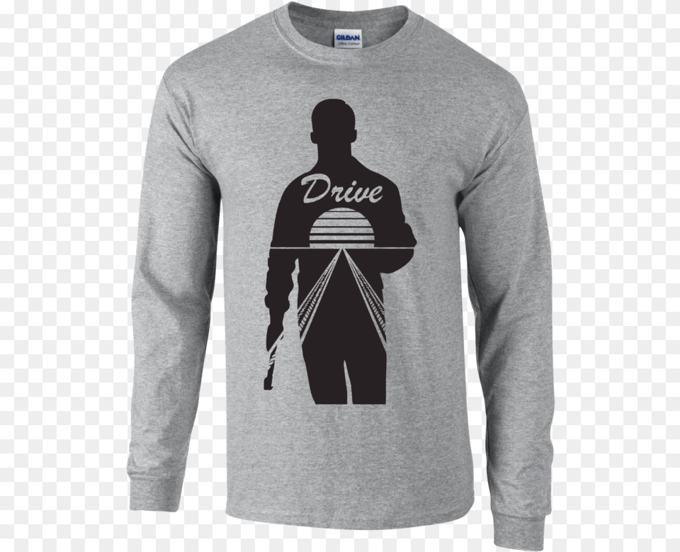 Ryan Gosling Drive Jumper Hills Longsleeve, T-shirt, Clothing, Sleeve, Long Sleeve Free Png