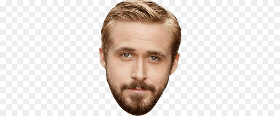 Ryan Gosling Face Transparent, Beard, Head, Person, Photography Png