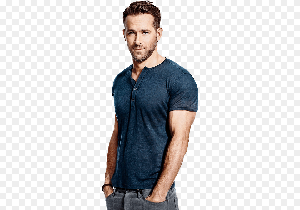 Ryan Reynolds Men39s Health 2017, T-shirt, Clothing, Sleeve, Shirt Free Png Download