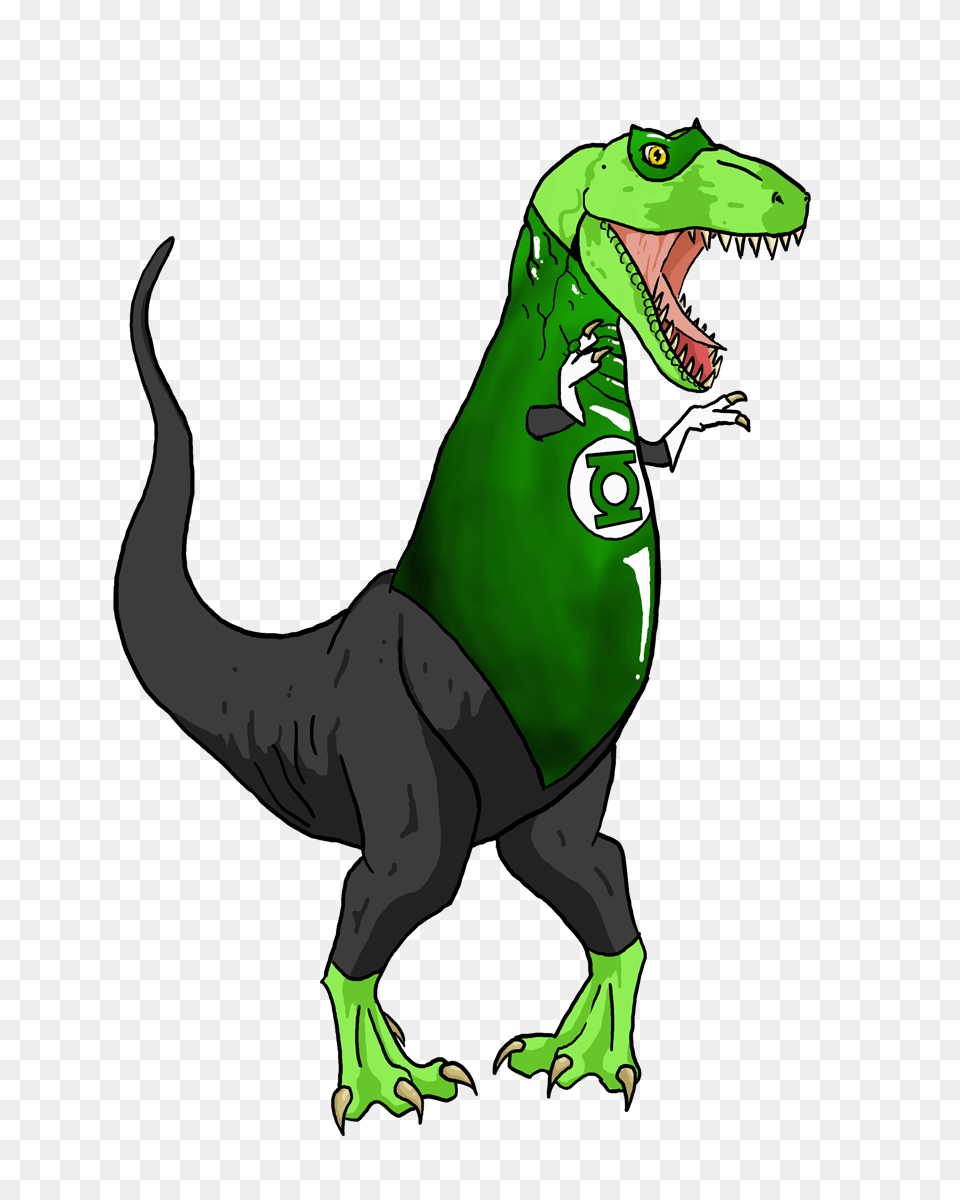 Ryan Rulz Ok On Twitter Thanks To Scott T Rex As Green Lantern, Animal, Dinosaur, Reptile, T-rex Free Png Download