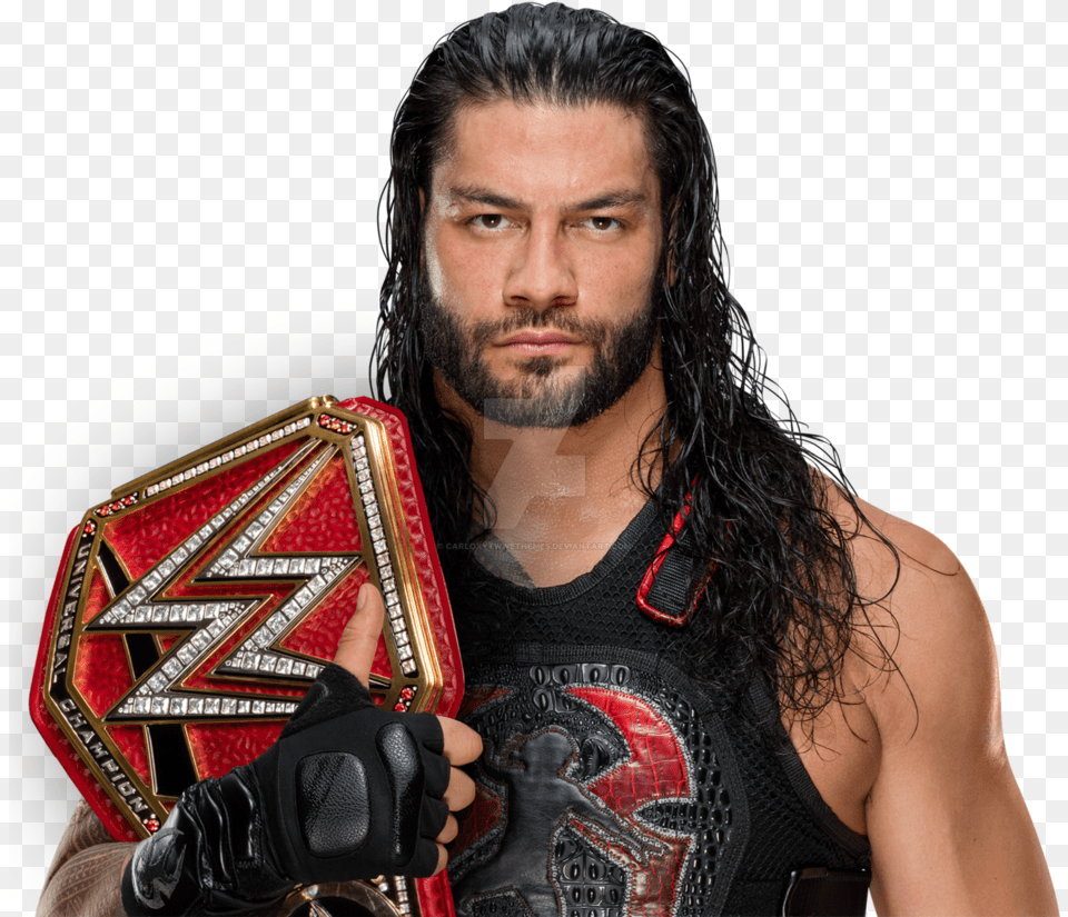 Rybackvsreigns Hashtag On Twitter Roman Reigns Universal Title, Accessories, Man, Male, Person Png Image