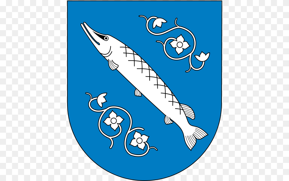 Rybnik Coat Of Arms Clip Arts Flower Coat Of Arms, Animal, Fish, Sea Life, Shark Free Transparent Png