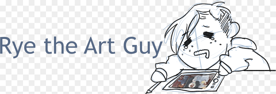 Rye The Art Guy Cartoon, Book, Comics, Publication, Person Free Png Download