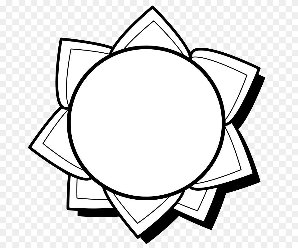 Rygle Sun Outline, Symbol, Emblem Free Png Download