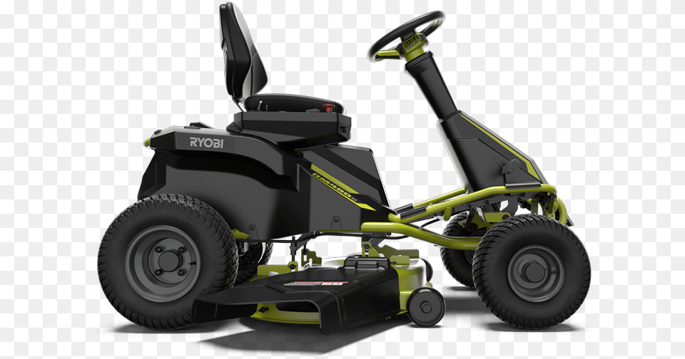 Ryobi Electric Riding Lawn Mower Riding Lawn Mower Design, Grass, Plant, Device, Lawn Mower Free Transparent Png