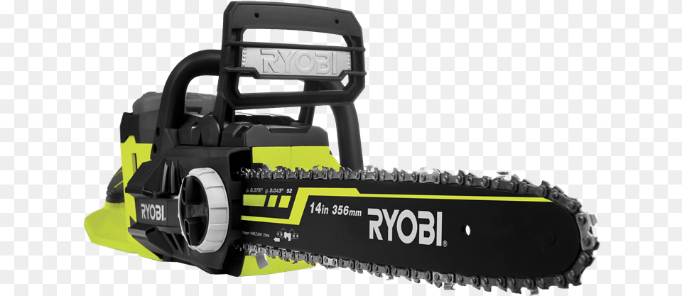 Ryobi Lithium 36v Brushless Chainsaw Tronconneuse A Batterie Ryobi, Device, Chain Saw, Tool, Grass Png