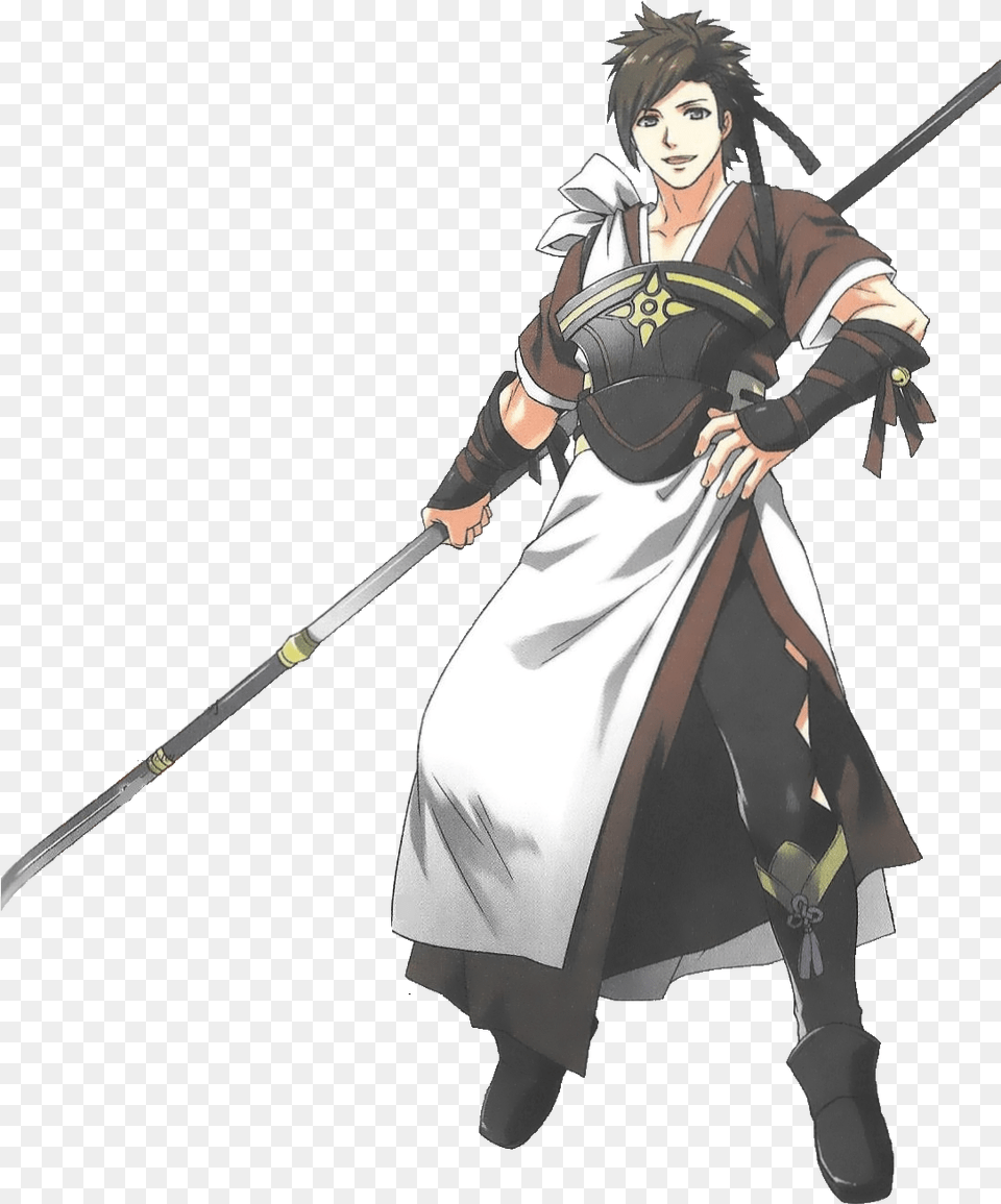 Ryoma Shiro Anime Boy With Spear Vippng Shiro Fire Emblem, Adult, Person, Woman, Female Free Png Download