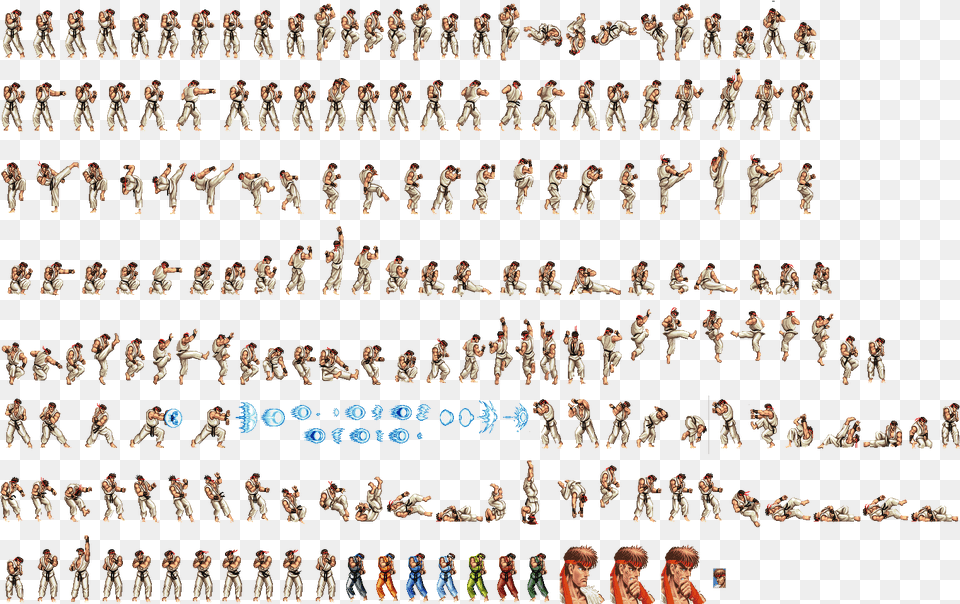 Ryu, People, Person, Art, Collage Free Png