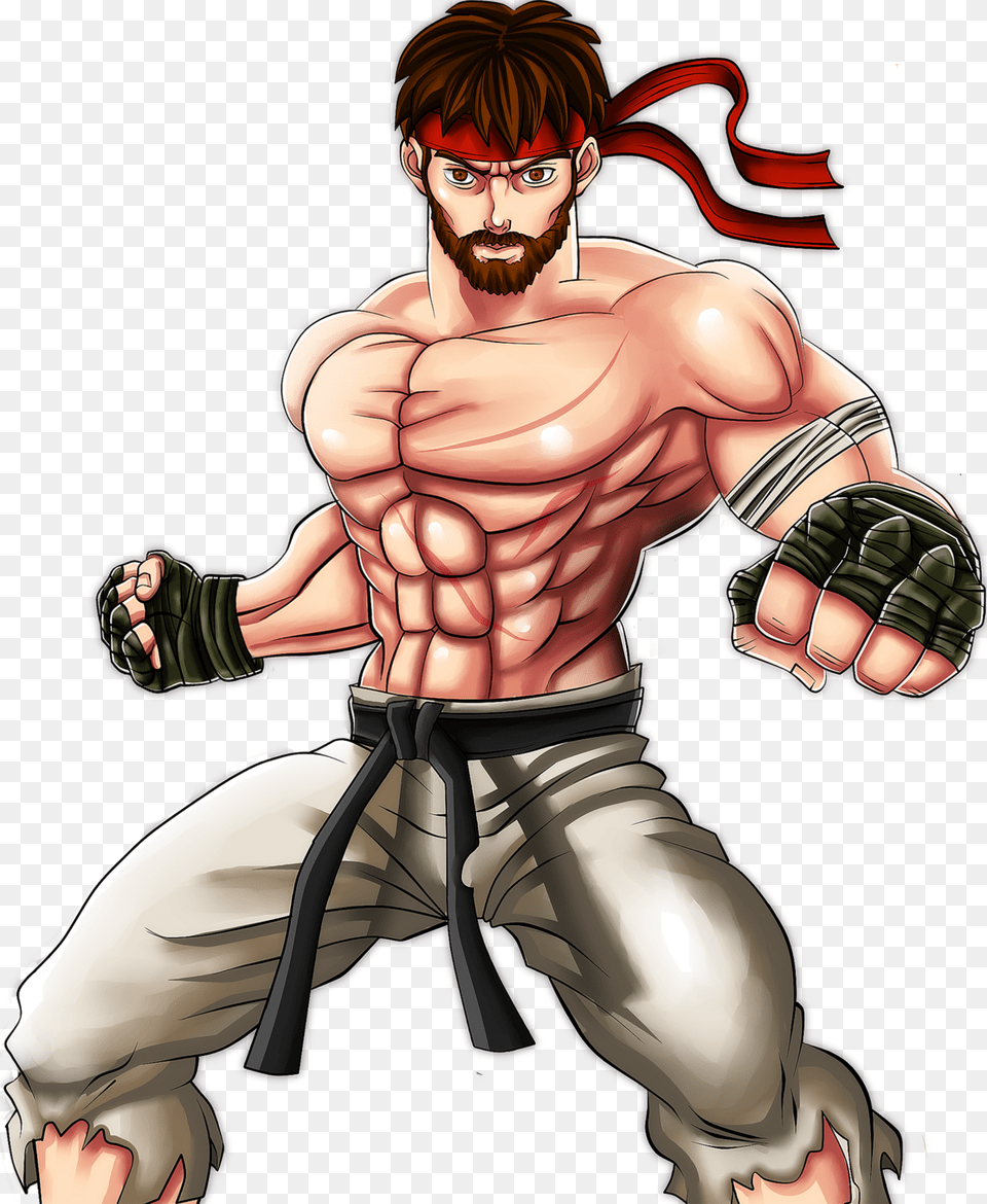 Ryu De Street Fighter, Adult, Person, Man, Male Free Png