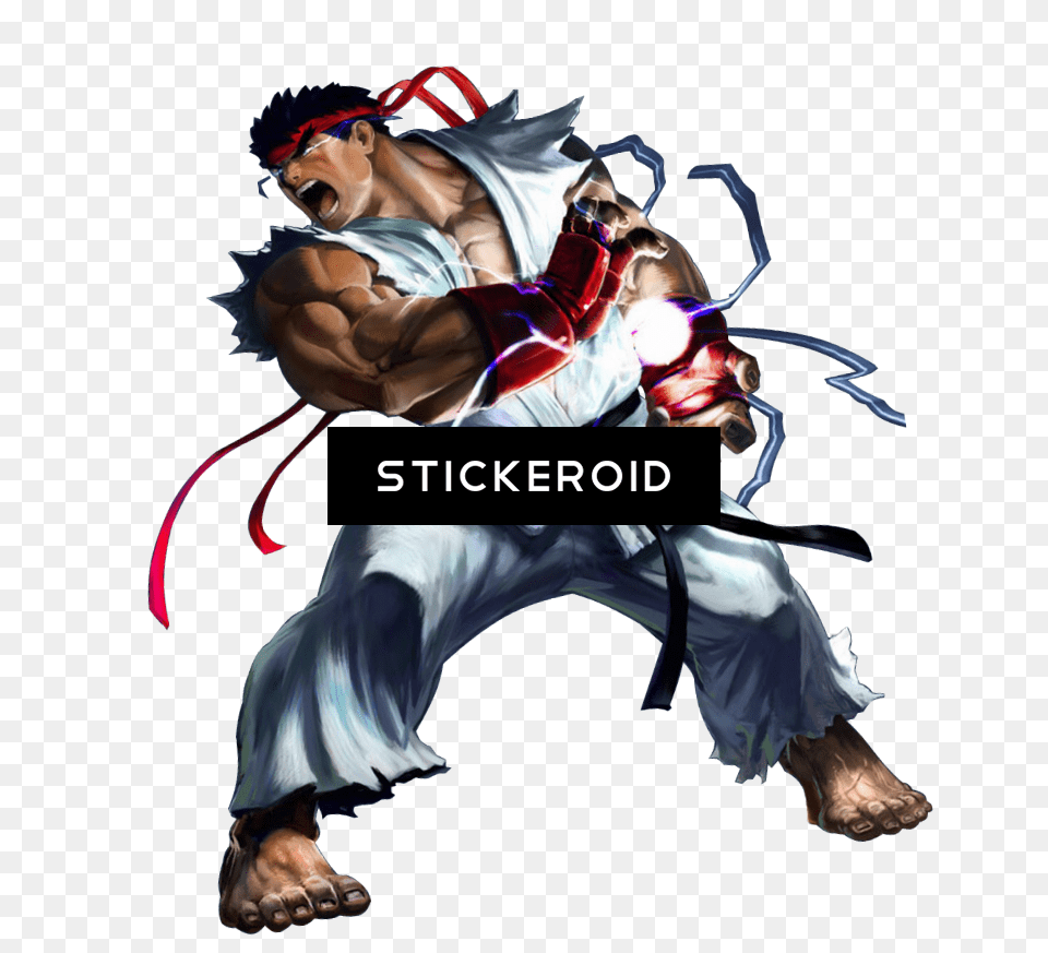 Ryu Fighter Street Ps3 Marvel Vs Capcom 2 Tournament Stick, Book, Comics, Publication, Adult Free Transparent Png