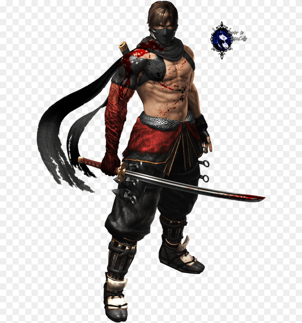 Ryu Hayabusa Photo, Sword, Weapon, Adult, Male Png