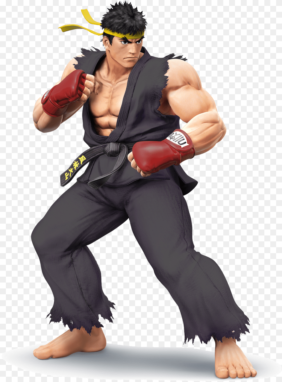 Ryu Yellow Costume Sfv, Adult, Man, Male, Person Free Png Download