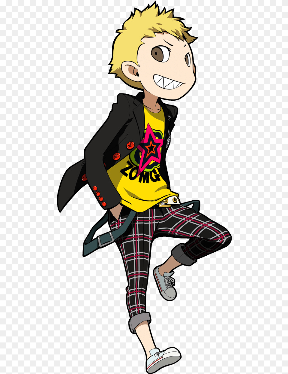 Ryuji Sakamoto Ryuji Sakamoto Persona Q2, Book, Publication, Comics, Person Free Transparent Png