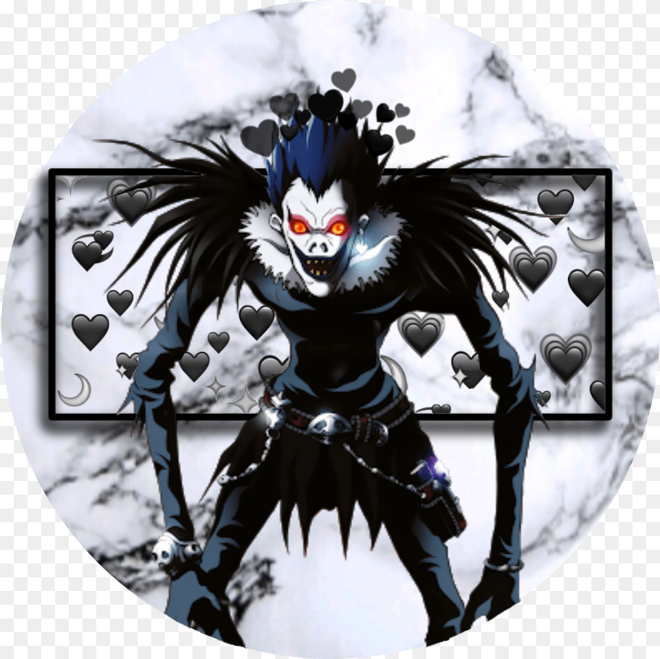 Ryuk Apple Deathnote Death Note Death Note Ryuk, Person, Book, Comics, Publication Png