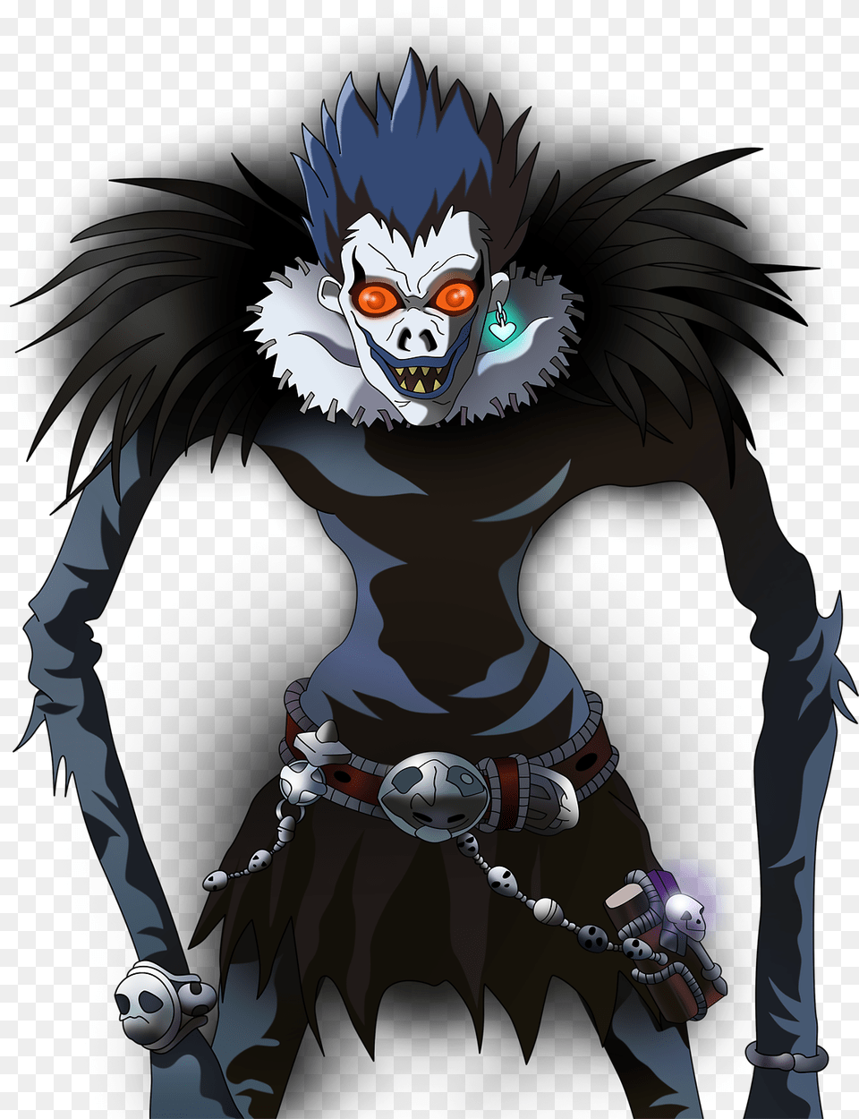 Ryuk Cartoon Death Note Ryuk Transparent, Book, Comics, Publication, Person Png