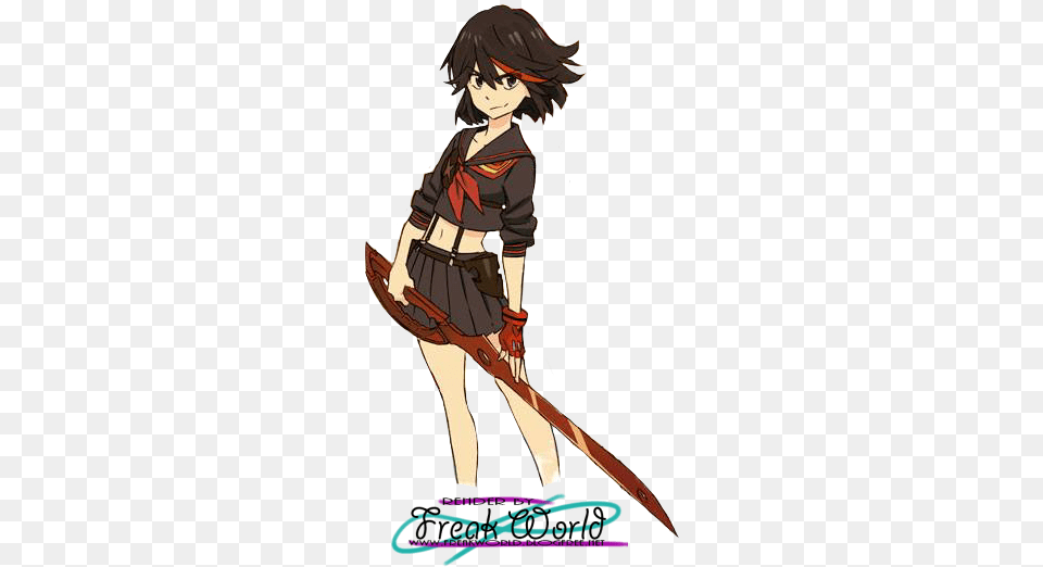 Ryuko Matoi By Izumi Sen Kill La Kill Weiss Schwarz Tcg Kill La Kill Trial Deck, Book, Comics, Publication, Adult Free Png