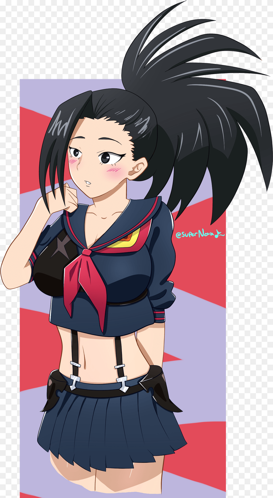 Ryuko Matoi In Uniform, Publication, Book, Comics, Adult Png Image