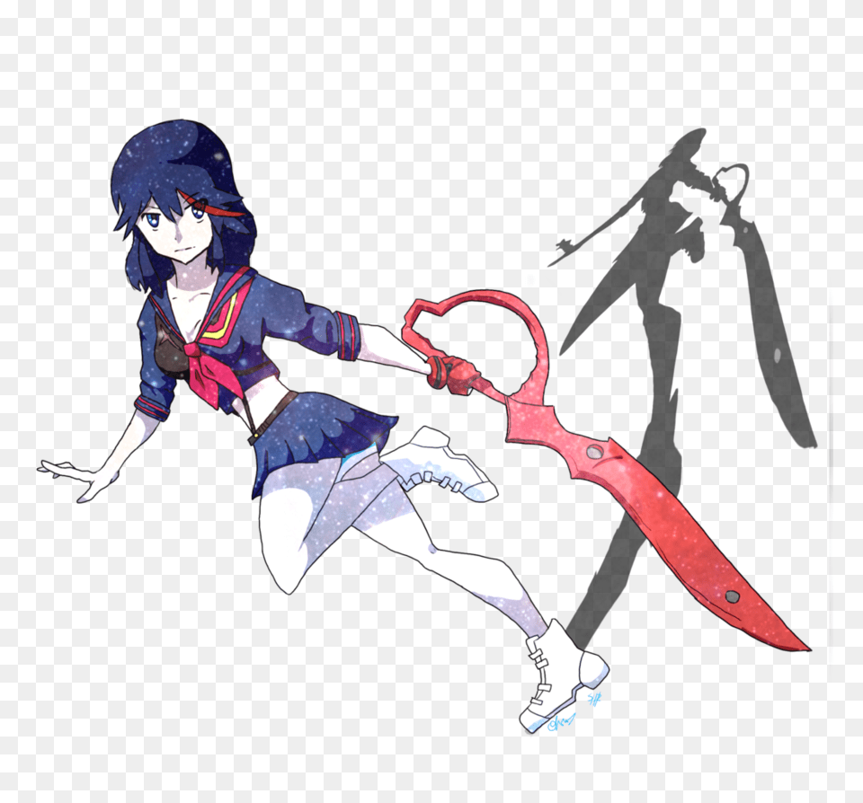 Ryuko Matoi Kill La Kill, Person, Book, Publication, Head Free Transparent Png