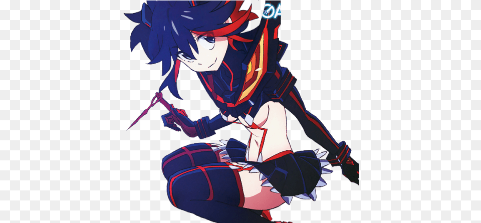 Ryuko Matoi Transparent, Book, Comics, Publication, Person Free Png Download