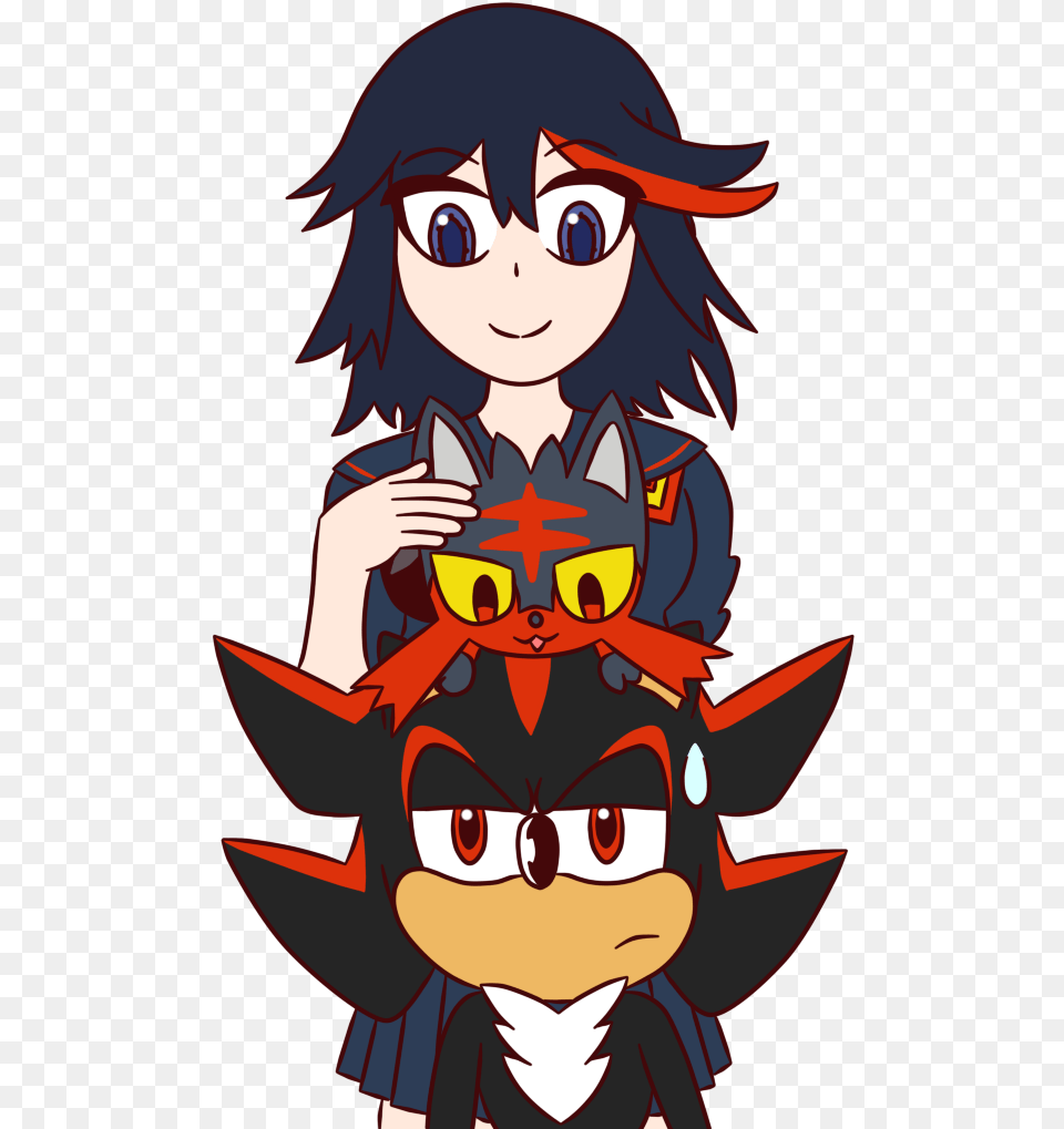 Ryuko Shadow And Litten, Book, Comics, Publication, Baby Png