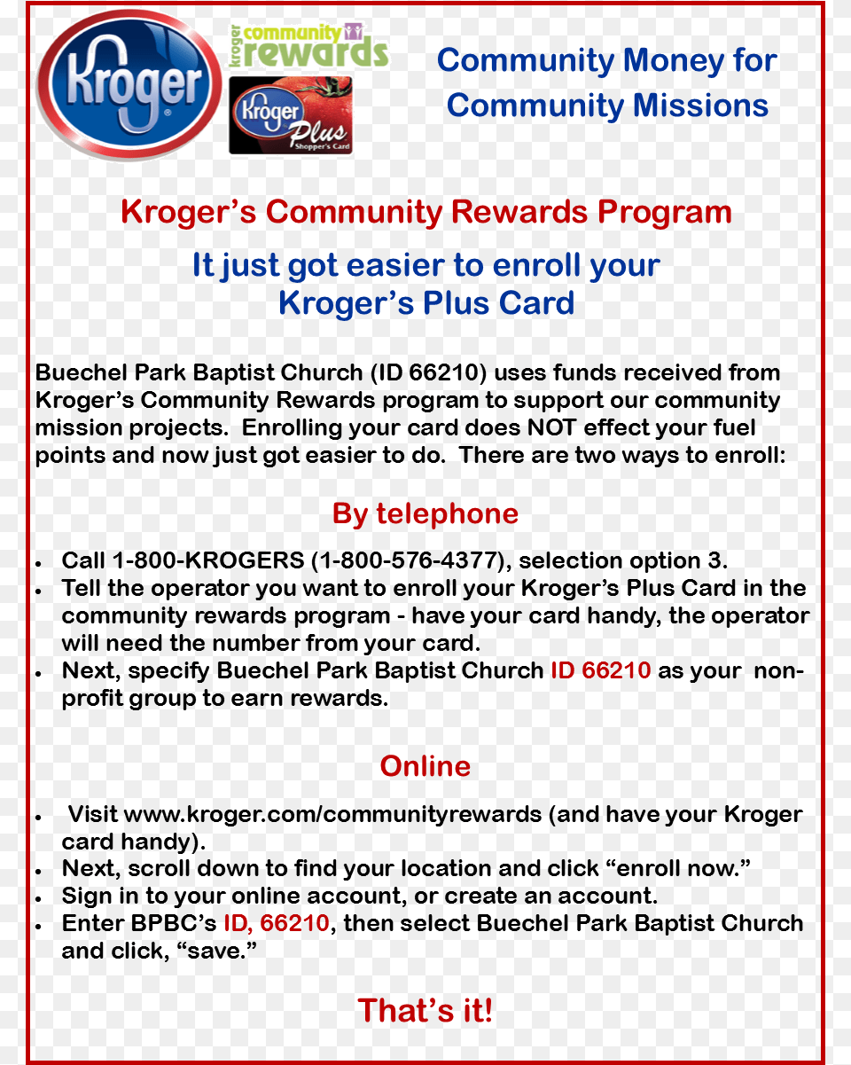 S Community Rewards Announcements Kroger, Text Free Transparent Png