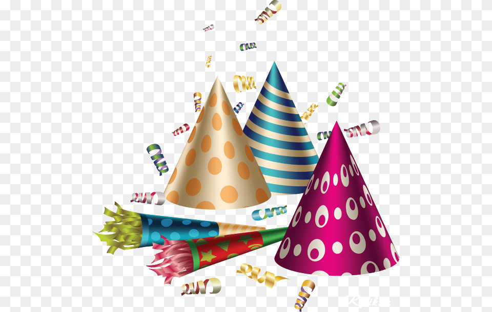 S Dnem Rozhdeniya Klipart Clipart Confetti Party Hat, Clothing, Party Hat Png