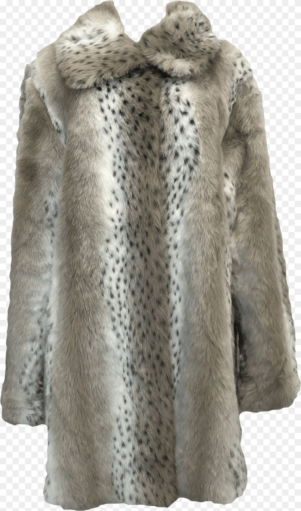 S Faux Snow Leopard Fur Coat By Dennis By Dennis Fur Clothing Free Transparent Png