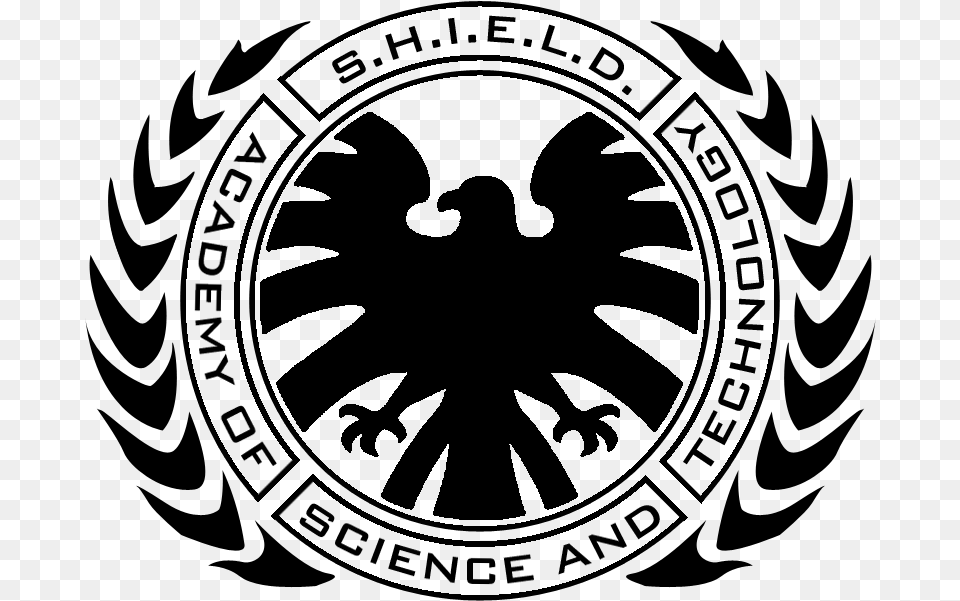 S H I E L D Academy Logo By The Je5ter Agents Of Shield Academy Logo, Gray Free Transparent Png