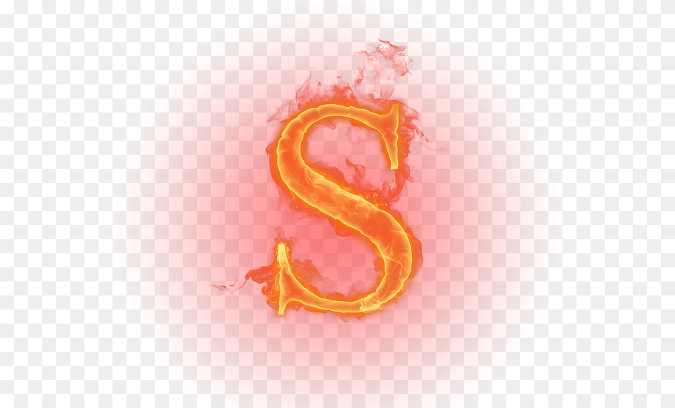 S Letter File Fire Letter S Cutout Free Png Download