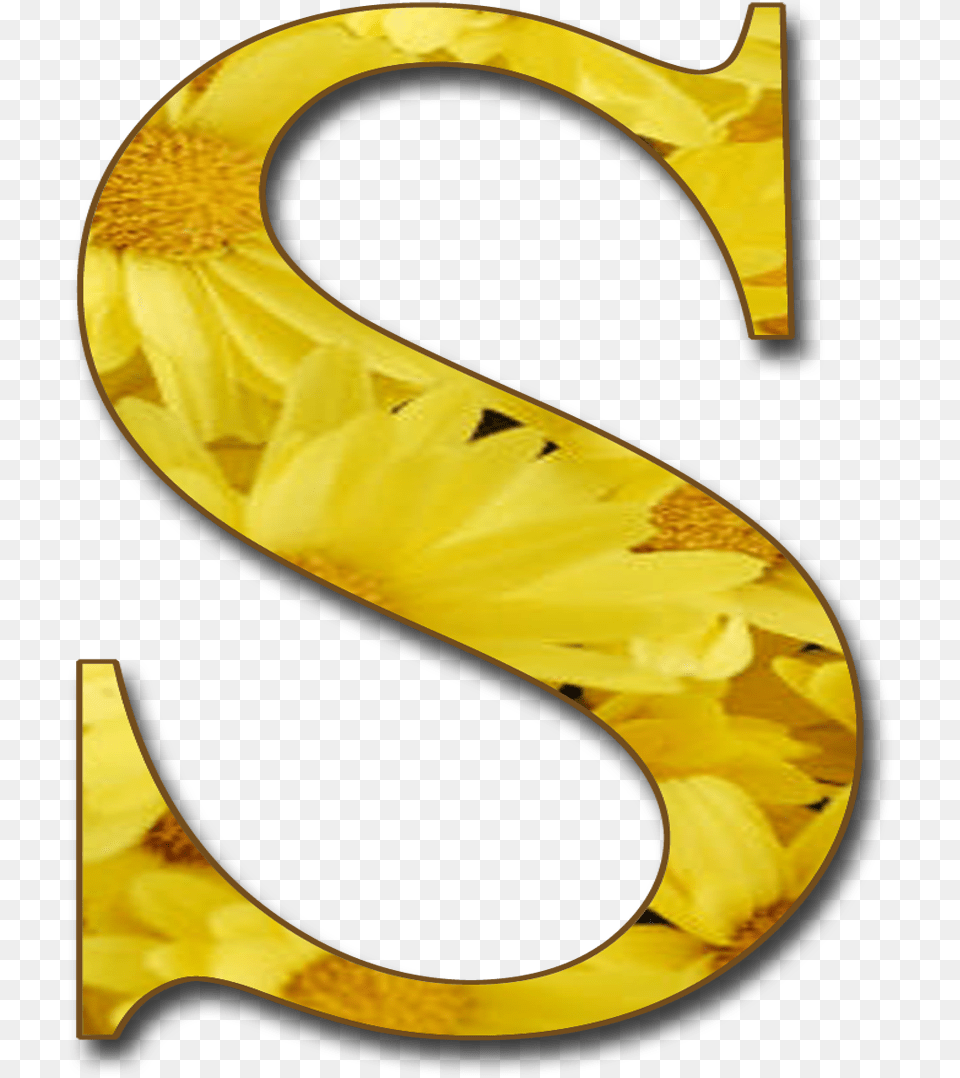 S Letter Images Yellow Alphabet Letters S, Text, Symbol, Number, Sport Png