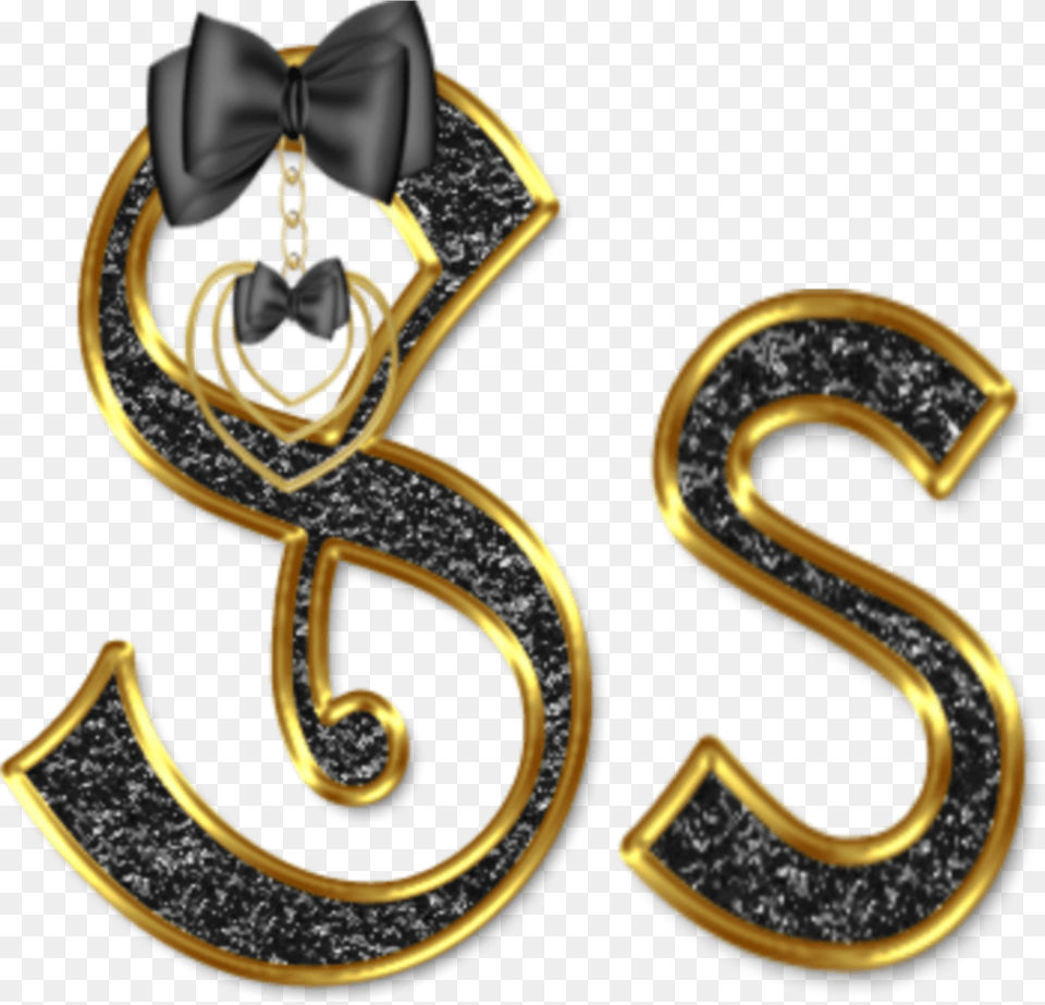 S Letter Janellariver Crescent, Accessories, Earring, Jewelry, Text Png Image