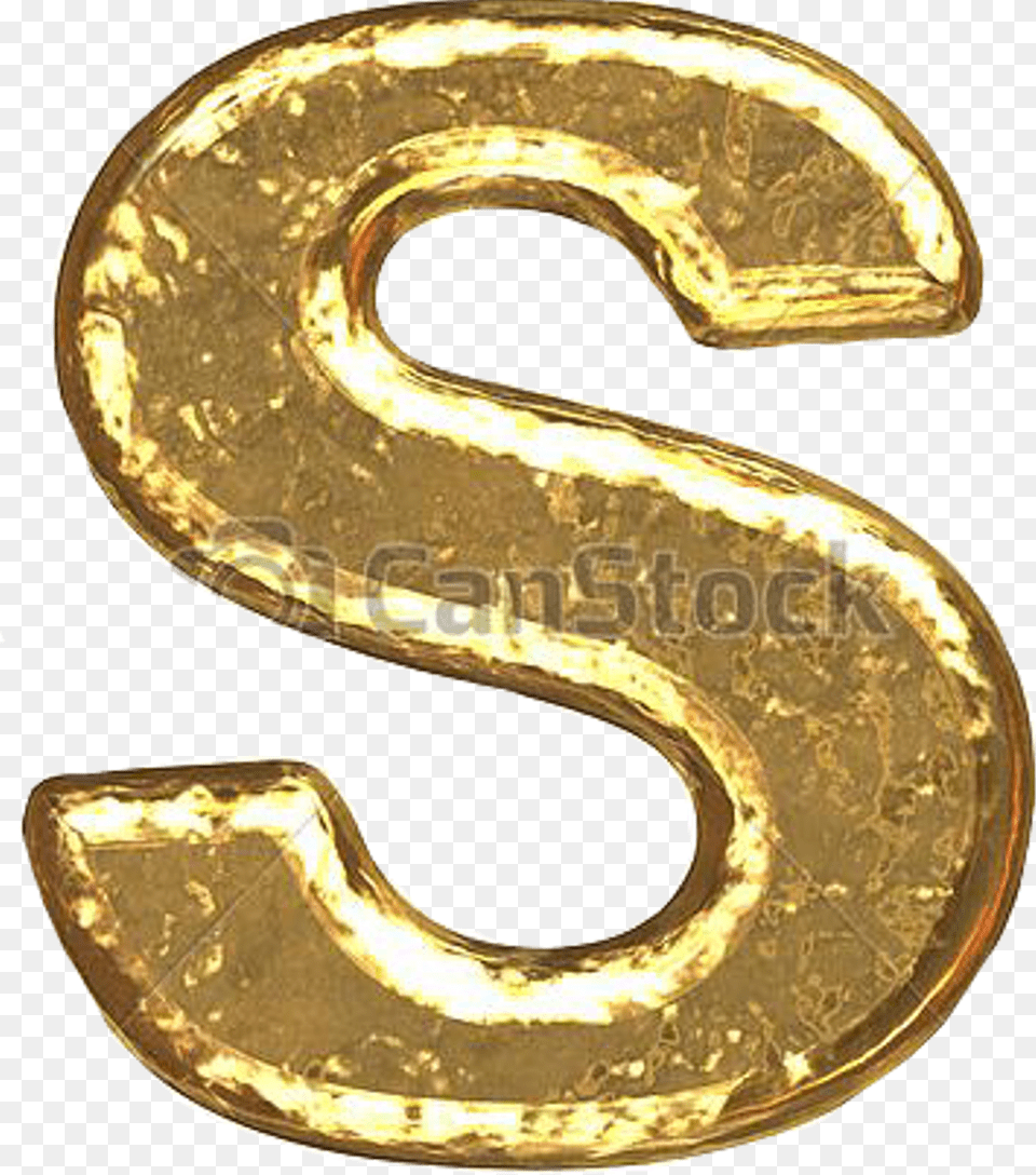 S Letter Letters S Goldens Goldenletter Gold Letter S, Number, Symbol, Text Free Transparent Png