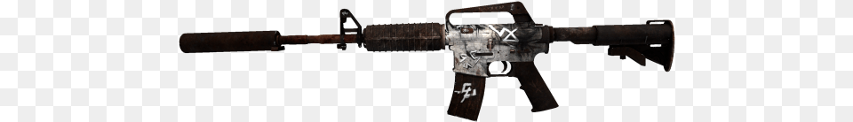 S M4a1 S Silent Spray, Firearm, Gun, Rifle, Weapon Free Transparent Png