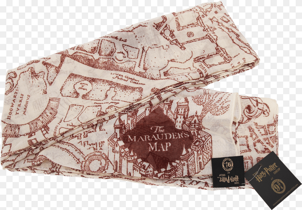 S Map Scarf Harry Potter Marauders Map, Money, Accessories, Bag, Handbag Free Png