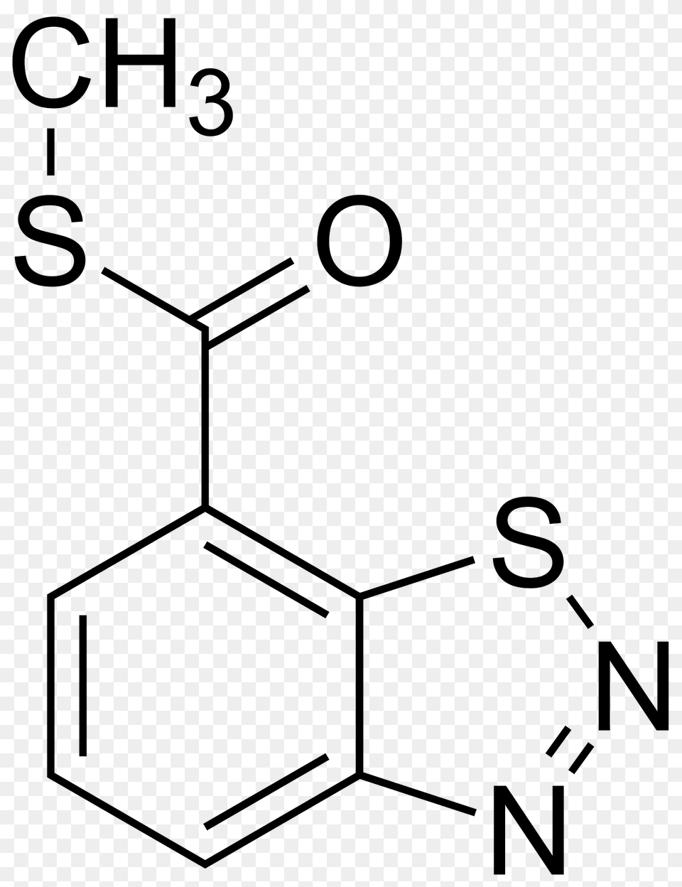S Methyl Benzod123thiadiazole 7 Carbothioate 200 Clipart Free Transparent Png