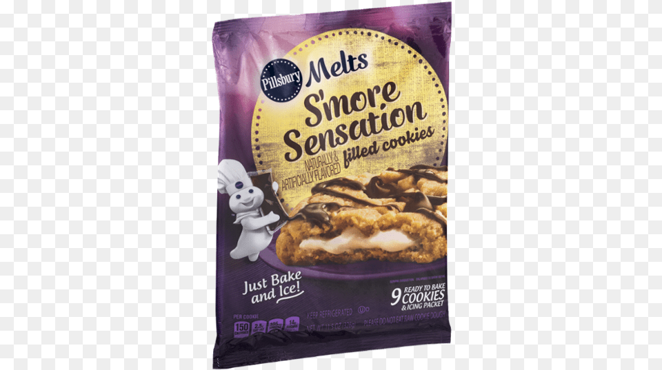 S Mores Cookie Dough Pillsbury, Food, Sweets, Advertisement, Sandwich Png