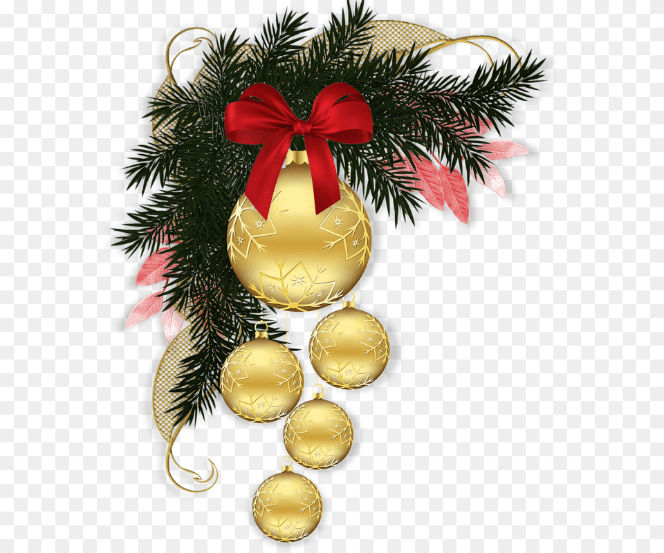 S Novim Godom 2018, Gold, Christmas, Christmas Decorations, Festival Free Transparent Png