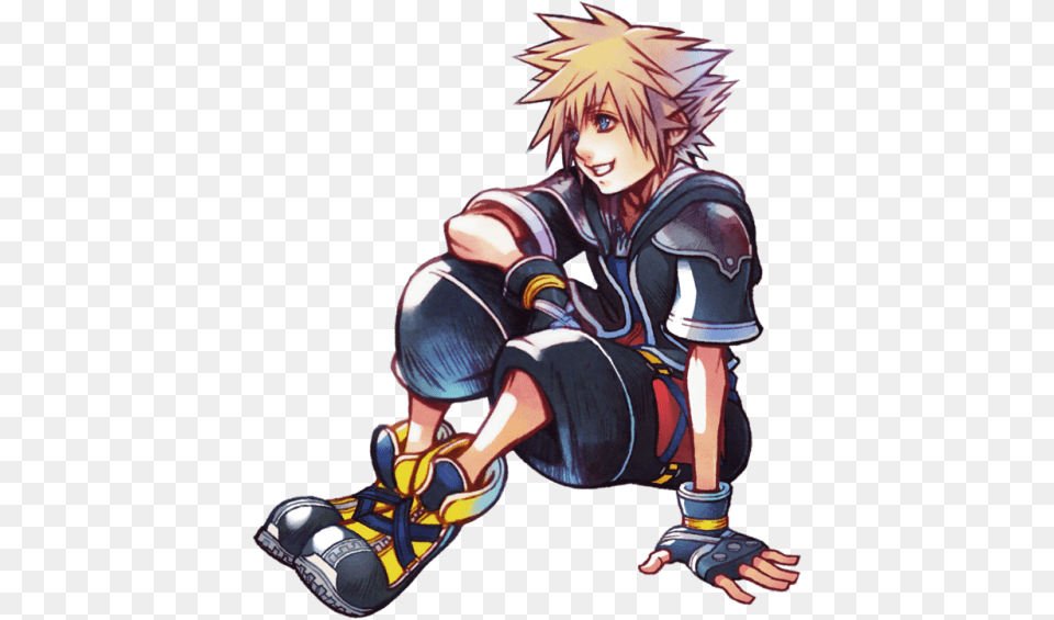 S O R A Kingdom Hearts Kingdom Hearts Kingdom, Publication, Book, Comics, Adult Png Image