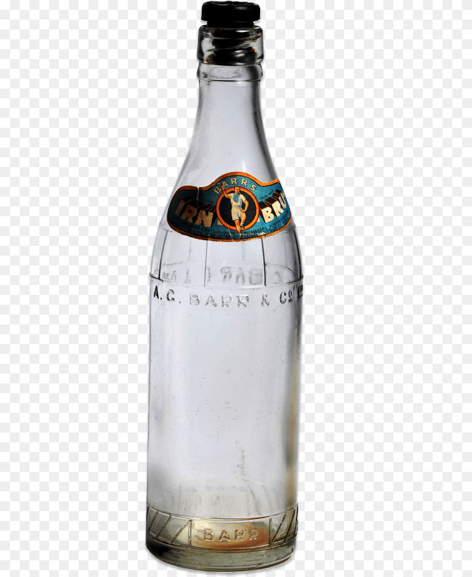 S Robert Barr 20floz Internal Screw Cap Brown Old Irn Bru Bottle, Alcohol, Beer, Beverage, Person Free Transparent Png