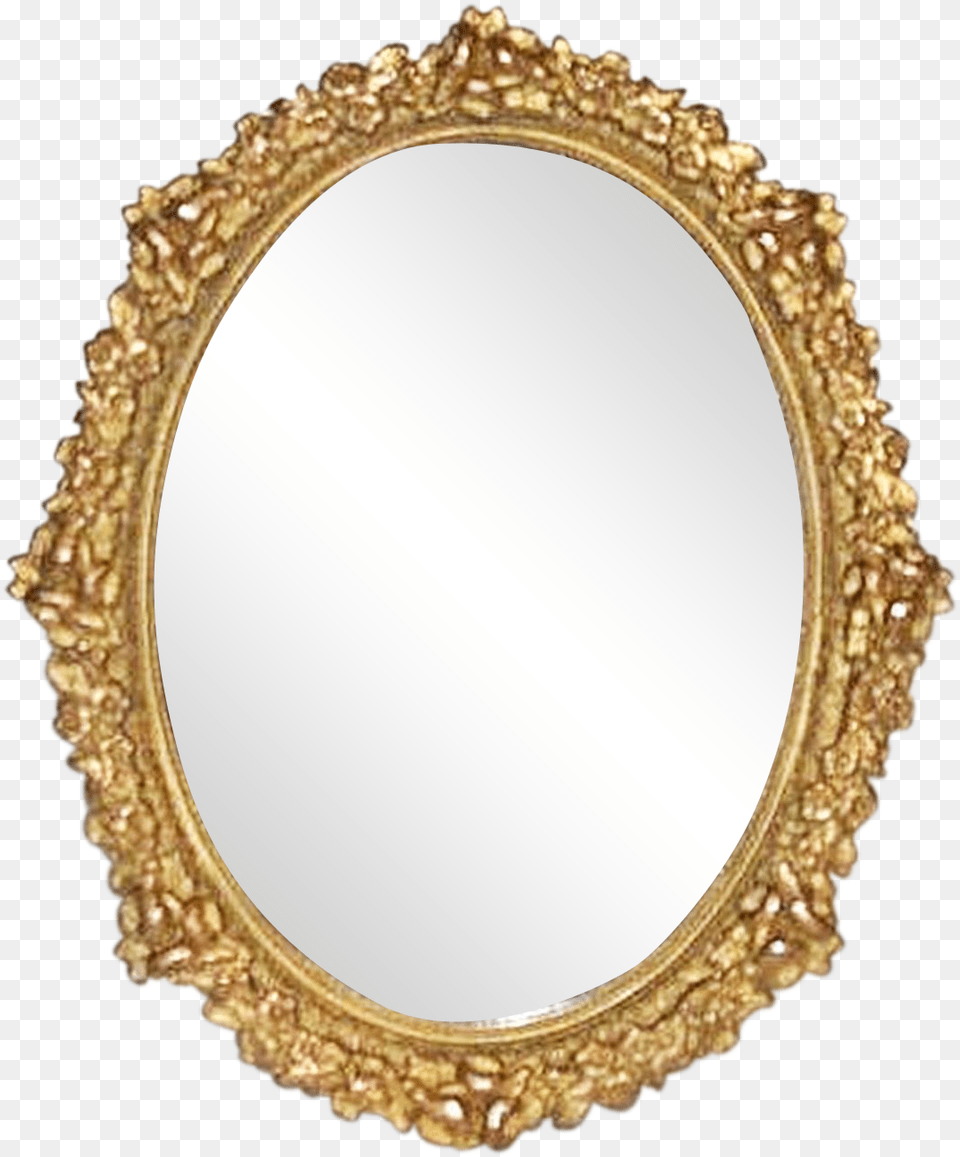 S Rococo Brass Circle, Photography, Mirror, Oval Free Png