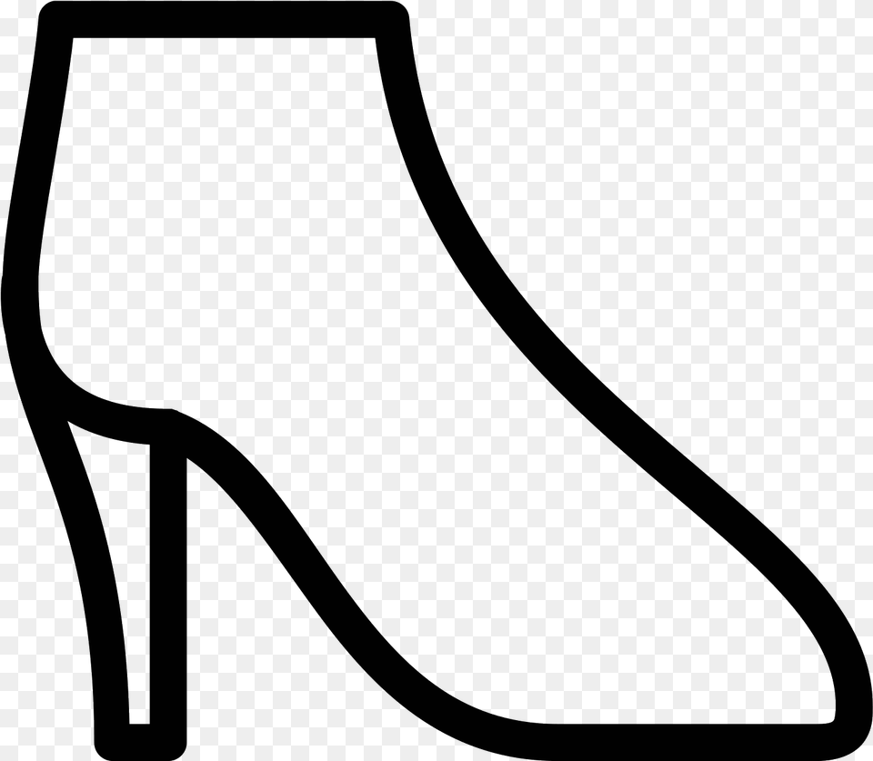 S Shoe Icon Womens Shoes Icon, Gray Free Png