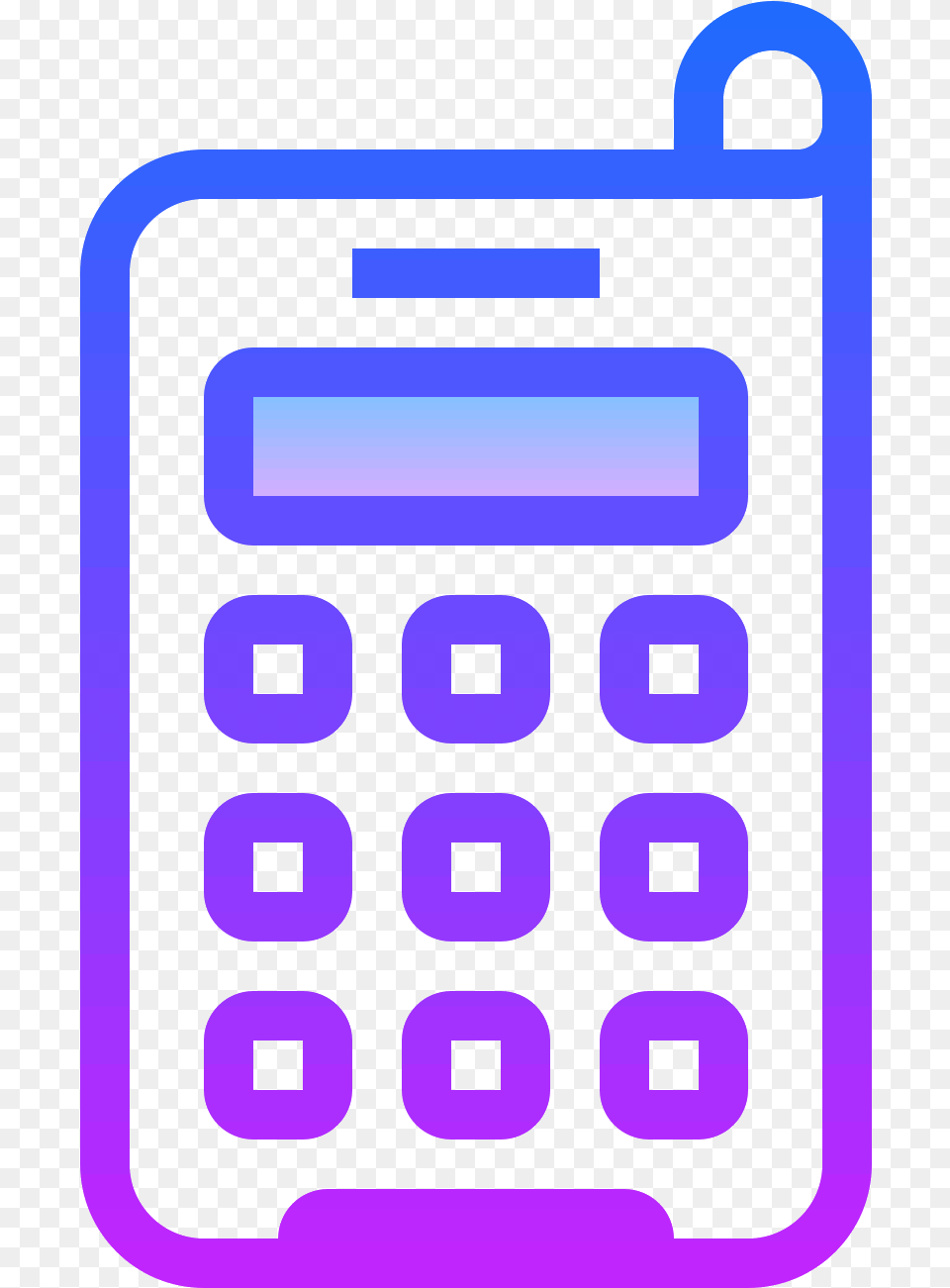 S Vector Cell Phone Icon, Electronics, Calculator, Mobile Phone Free Png Download