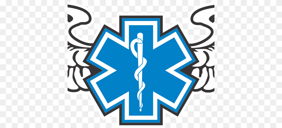 S2 Wings Rod Of Asclepius Symbol Medical Alert Logo, Cross, Emblem Free Png Download